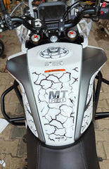 Stone Custom Tank Pad Siyah Beyaz - Deeb