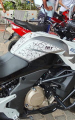 Stone Custom Tank Pad Siyah Beyaz - Deeb