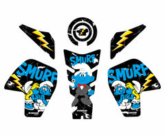 Smurf Şirinler Custom Tank Pad - Deeb