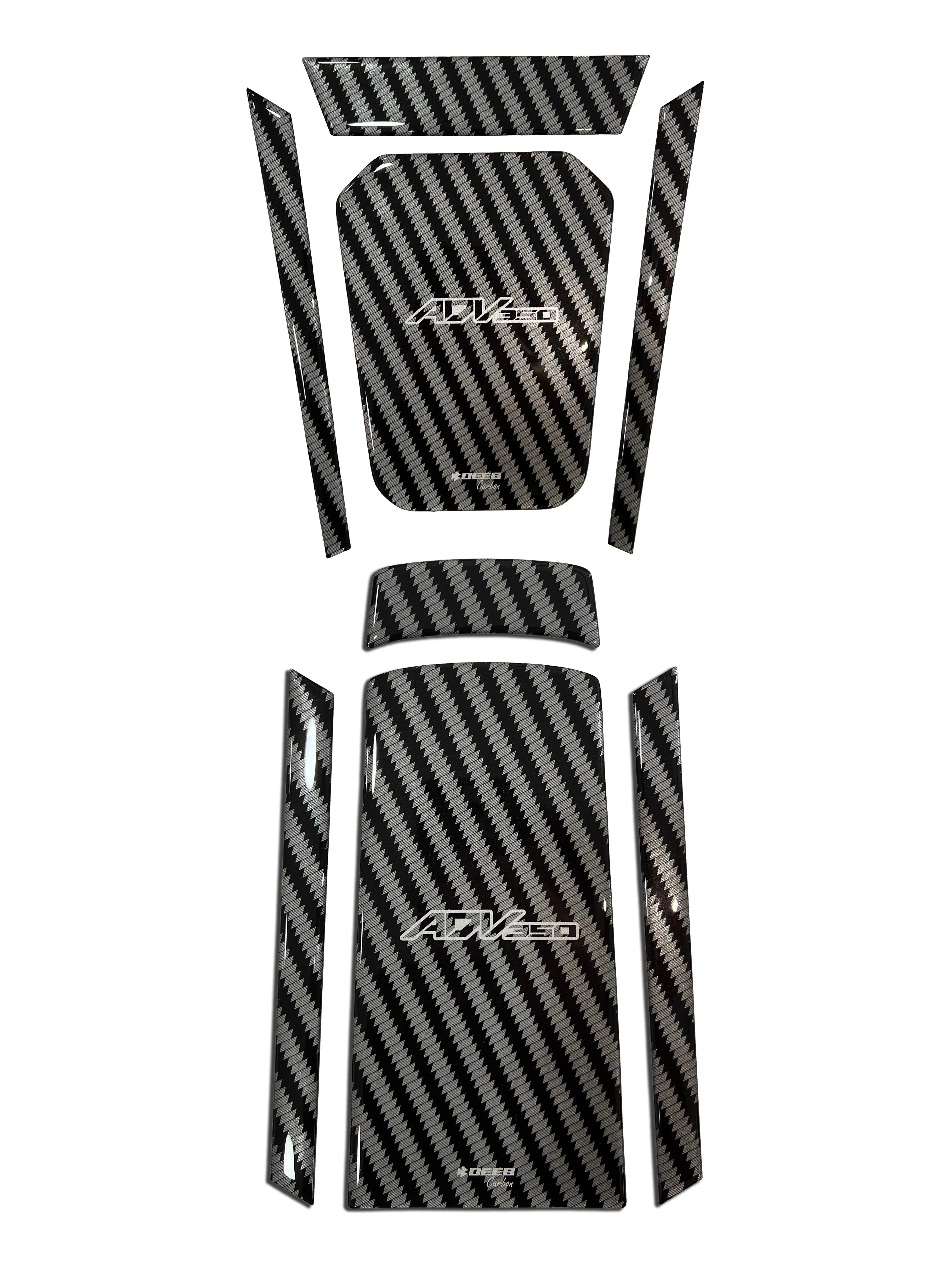 Honda ADV 350 2023-2025 Tank Pad Set 3 Renk - Deeb Honda ADV 350 2023-2025 Tank Pad Set 3 Renk - Deeb