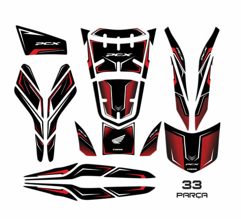 Pcx Tank Pad - 33 Parça Full Set