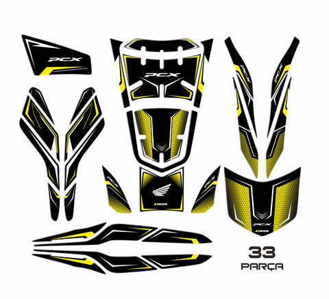 Pcx Tank Pad - 33 Parça Full Set