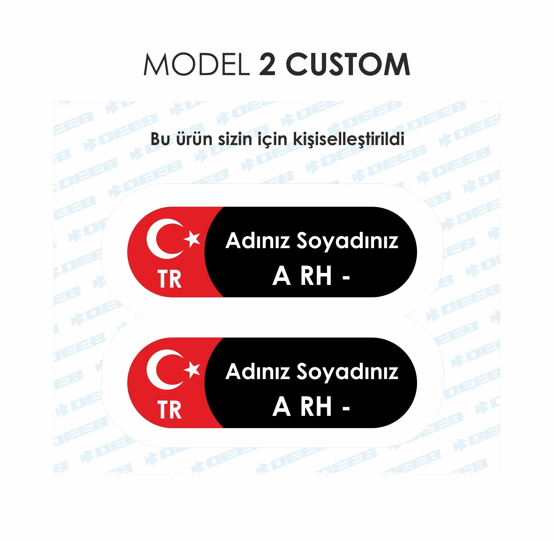 Sticker Kan Kan Grubu Sticker (3 Boyutlu) – Deeb