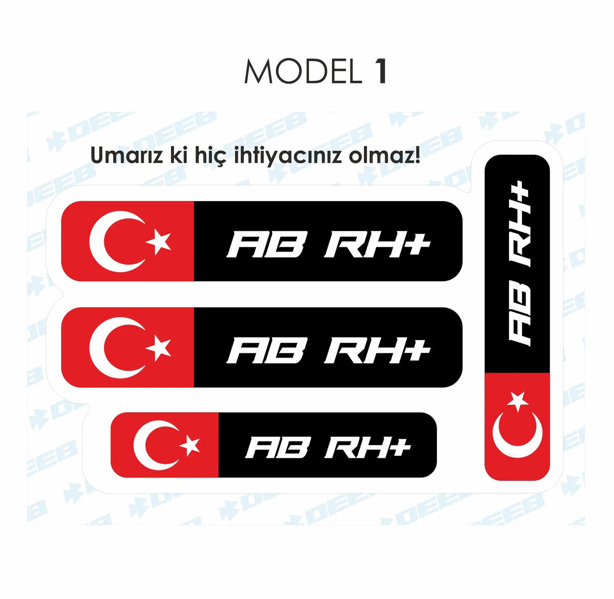 Sticker Kan Kan Grubu Sticker (3 Boyutlu) – Deeb