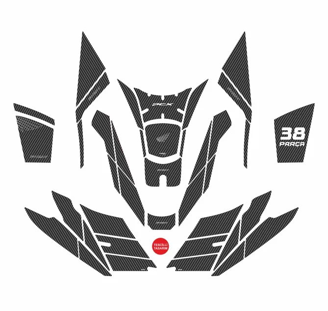 Pcx Full Tank Pad Set 2025 - 38 Parça