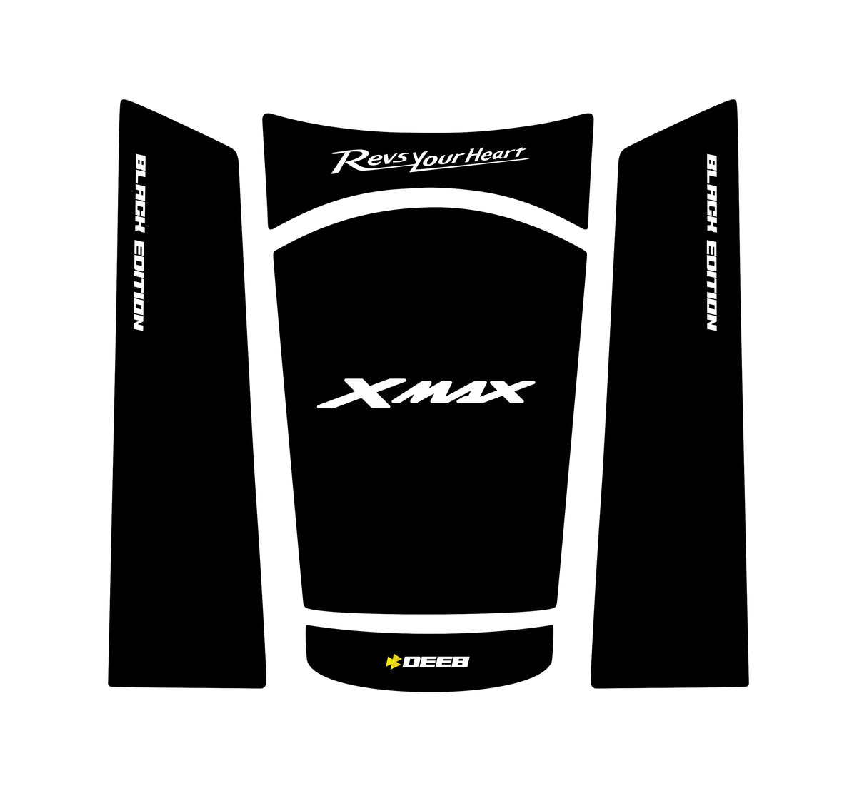 Xmax Tank Pad Black Carbon